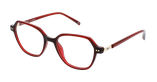 GAFAS GRADUADAS mujer ARMELLE rojo - vista de frente