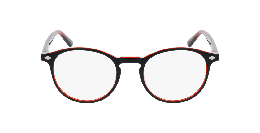GAFAS GRADUADAS niños MAGIC KAY negro/rojo - vista de frente