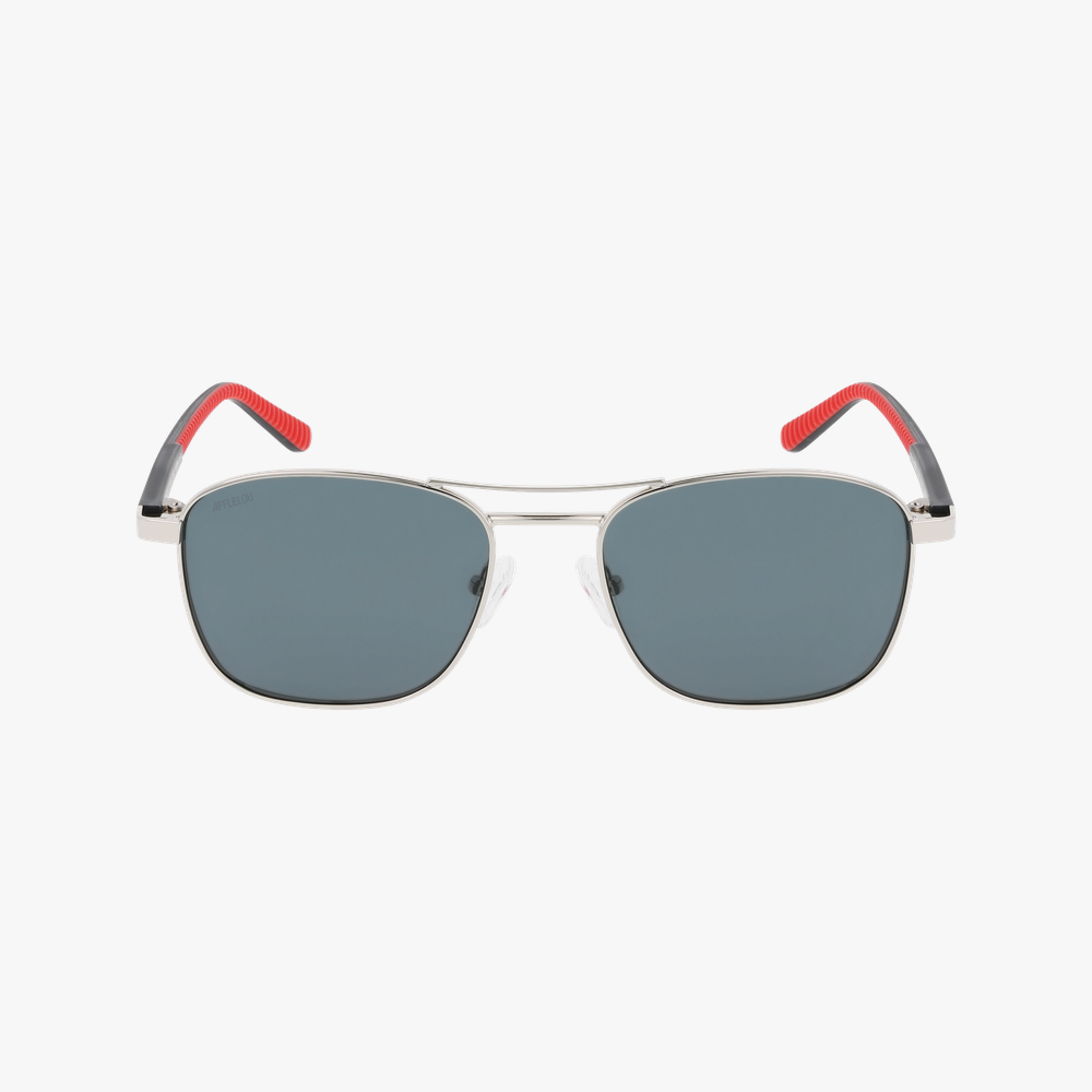 GAFAS DE SOL hombre LANDON POLARIZED plateado/negro - vista de frente