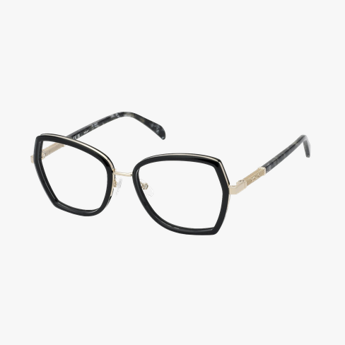 GAFAS DE SOL mujer VTOB65 negro brillante vista de frente