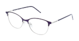 GAFAS GRADUADAS mujer MAGIC 103 morado/plateado - vista de frente