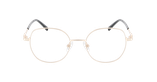 GAFAS GRADUADAS mujer LOELIE dorado/negro - vista de frente