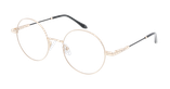GAFAS GRADUADAS mujer ADRIANA dorado/negro - vista de frente