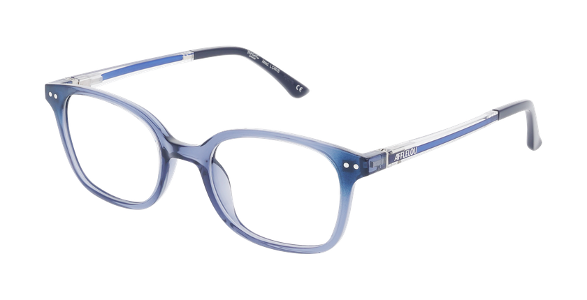 GAFAS GRADUADAS niños LORIS azul/azul cristal - vista de frente