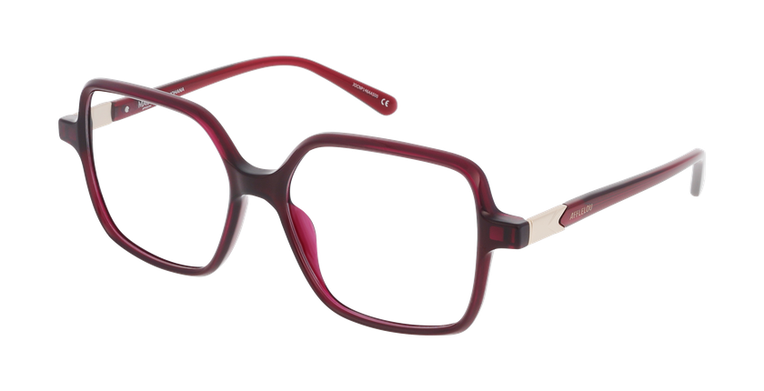 GAFAS GRADUADAS mujer JOHANA rojo - vista de frente