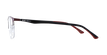 GAFAS GRADUADAS hombre MAGIC 128 CARBONE rojo/negro - vista de frente