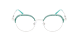 GAFAS GRADUADAS mujer MAGIC292 verde/turquesa - vista de frente