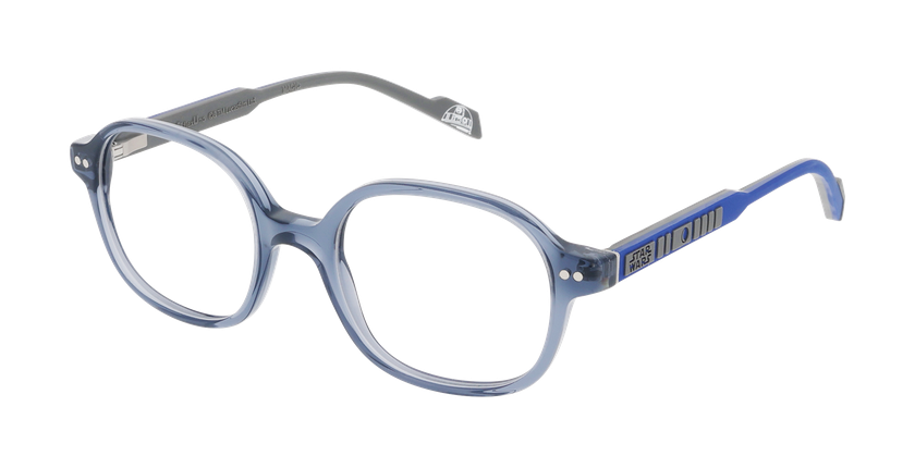 GAFAS GRADUADAS niños STAR WARS 12 azul - vista de frente