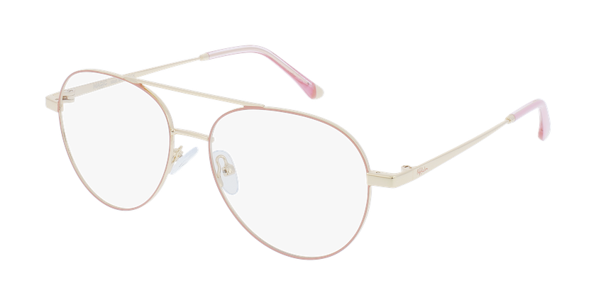GAFAS GRADUADAS mujer MAGIC MAVERICK rosa/dorado - vista de frente