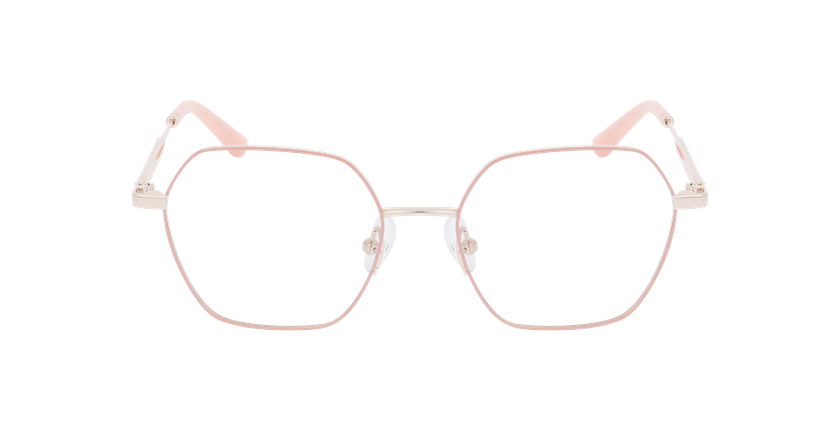 GAFAS GRADUADAS mujer MAGIC317 rosa/dorado - vista de frente