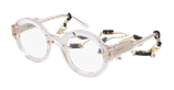 GAFAS GRADUADAS mujer CARACTÈRES PERSPICACE rosa - vista de frente