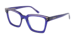 GAFAS GRADUADAS mujer CARACTÈRES FIL D'OR MYSTÉRIEUSE azul - vista de frente