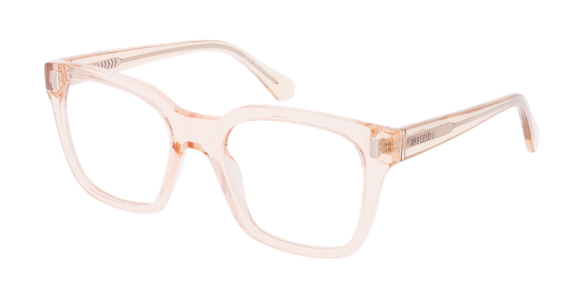 GAFAS GRADUADAS mujer JOHANNE rosa/dorado - vista de frente