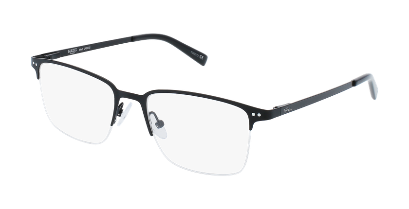 GAFAS GRADUADAS hombre MAGIC JAMES negro - vista de frente