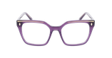 GAFAS GRADUADAS mujer CARACTÈRES FIL D'OR EFFRONTÉE morado/dorado - vista de frente