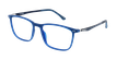 GAFAS GRADUADAS hombre MAGIC 124 CARBONE azul/azul / negro - vista de frente