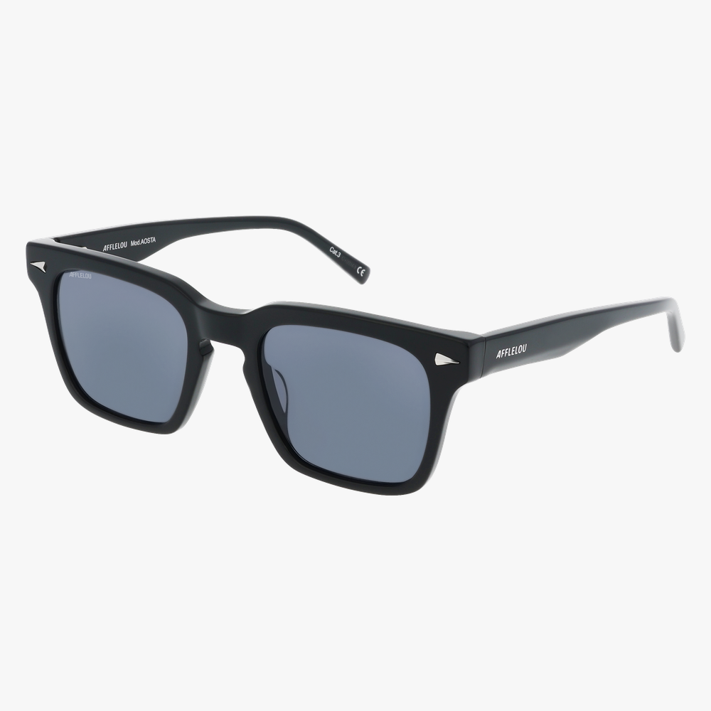 GAFAS DE SOL hombre AOSTA negro - vista de frente