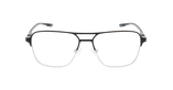 GAFAS GRADUADAS hombre MAGIC335 negro/plateado - vista de frente
