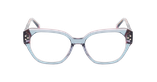 GAFAS GRADUADAS mujer CARACTÈRES RAFFINÉE azul/morado - vista de frente