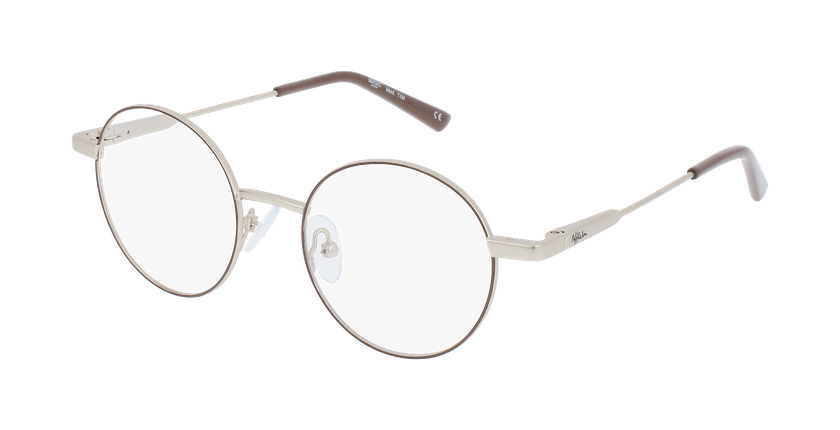 GAFAS GRADUADAS niños MAGIC TIM marrón/dorado - vista de frente