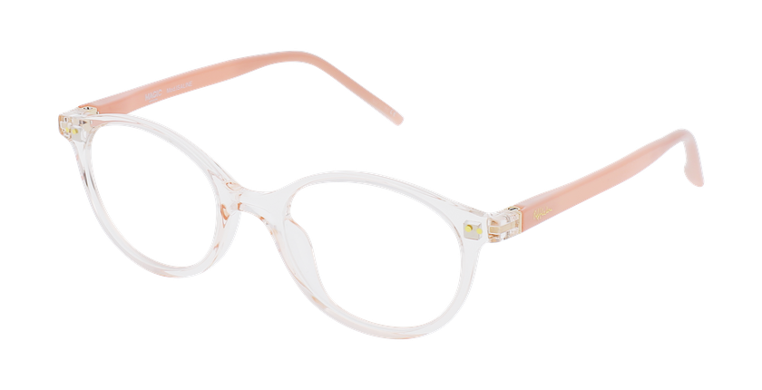 GAFAS GRADUADAS niños ISALINE rosa/dorado - vista de frente