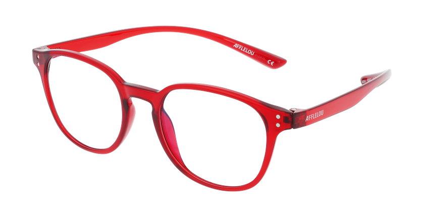 GAFAS GRADUADAS M3URD01 rojo - vista de frente