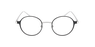 GAFAS GRADUADAS hombre MAGIC315 negro/plateado