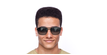 GAFAS DE SOL hombre AMIR carey - vista de frente