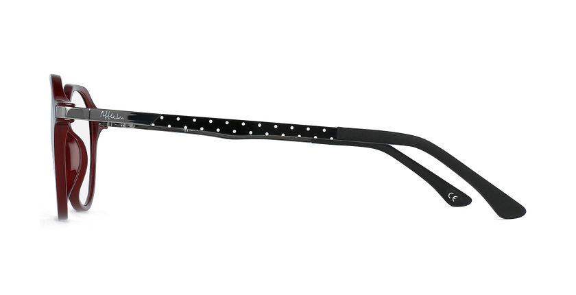 GAFAS GRADUADAS mujer MAGIC 39 rojo - vista de lado