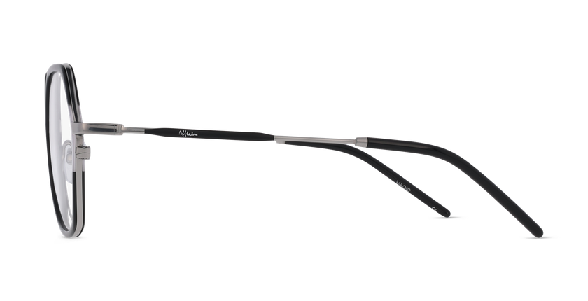 GAFAS GRADUADAS mujer MAGIC218 negro/plateado - vista de frente