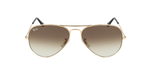 GAFAS DE SOL AVIATOR LARGE METAL dorado