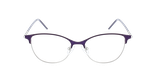 GAFAS GRADUADAS mujer MAGIC 103 morado/plateado - vista de frente