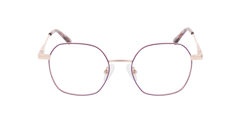 GAFAS GRADUADAS niños CALISTA morado/dorado - vista de frente