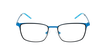 GAFAS GRADUADAS hombre MAGIC 156 turquesa/negro - vista de frente