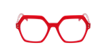 GAFAS GRADUADAS mujer CARACTÈRES COQUETTE rojo/rosa - vista de frente