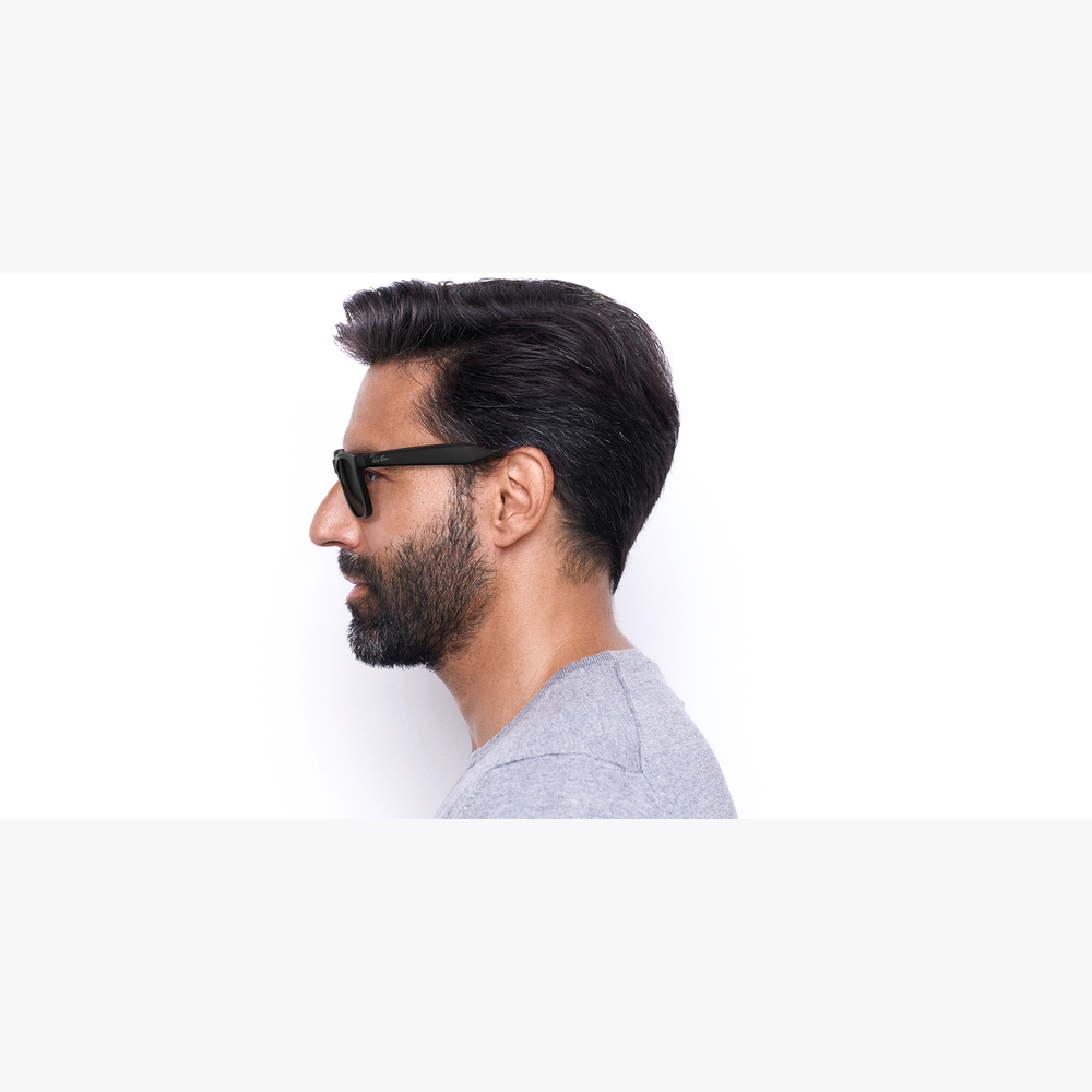 GAFAS DE SOL hombre JUSTIN negro - vista de lado