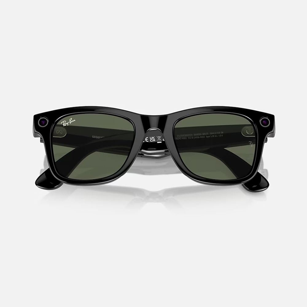 GAFAS DE SOL Meta Wayfarer Básico negro - vista de frente