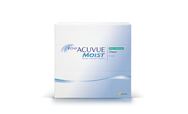 Lentillas 1 DAY ACUVUE® MOIST® MULTIFOCAL 90P - vista de frente