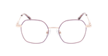 GAFAS GRADUADAS niños CALISTA morado/dorado - vista de frente