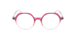 GAFAS GRADUADAS niños VERA morado degradado/rosa - vista de frente