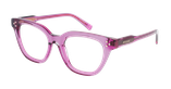 GAFAS GRADUADAS mujer CARACTÈRES ARTISTE rosa - vista de frente