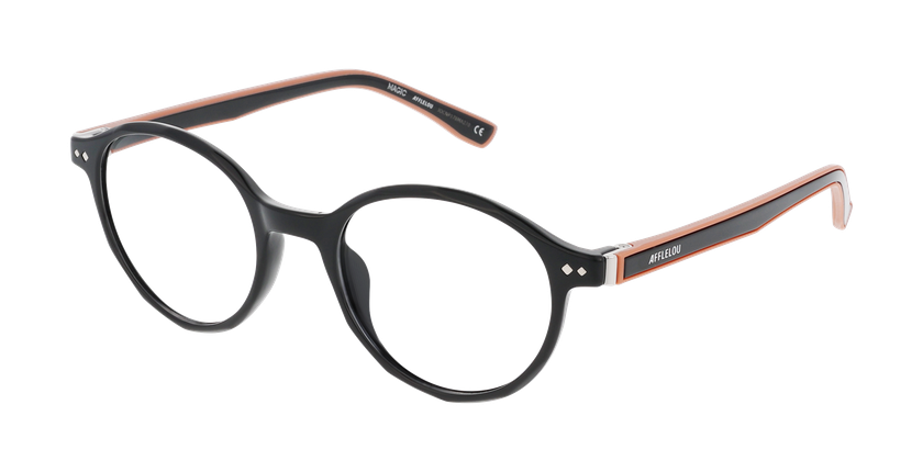 GAFAS GRADUADAS mujer COSMOPOLITE negro - vista de frente