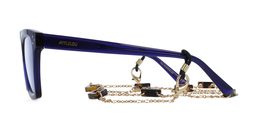 GAFAS GRADUADAS mujer CARACTÈRES MYSTÉRIEUSE azul - vista de frente