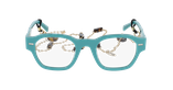 GAFAS GRADUADAS mujer CARACTÈRES AUTHENTIQUE verde - vista de frente