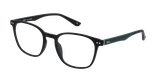 GAFAS GRADUADAS hombre AYMERIC negro/verde - vista de frente