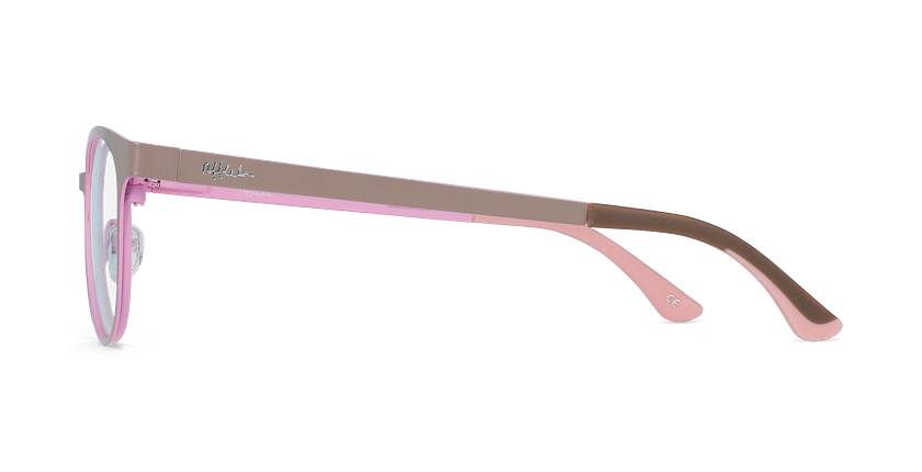 GAFAS GRADUADAS mujer MAGIC 45 gris/rosa - vista de lado