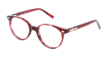 GAFAS GRADUADAS niños 6 rojo - vista de frente