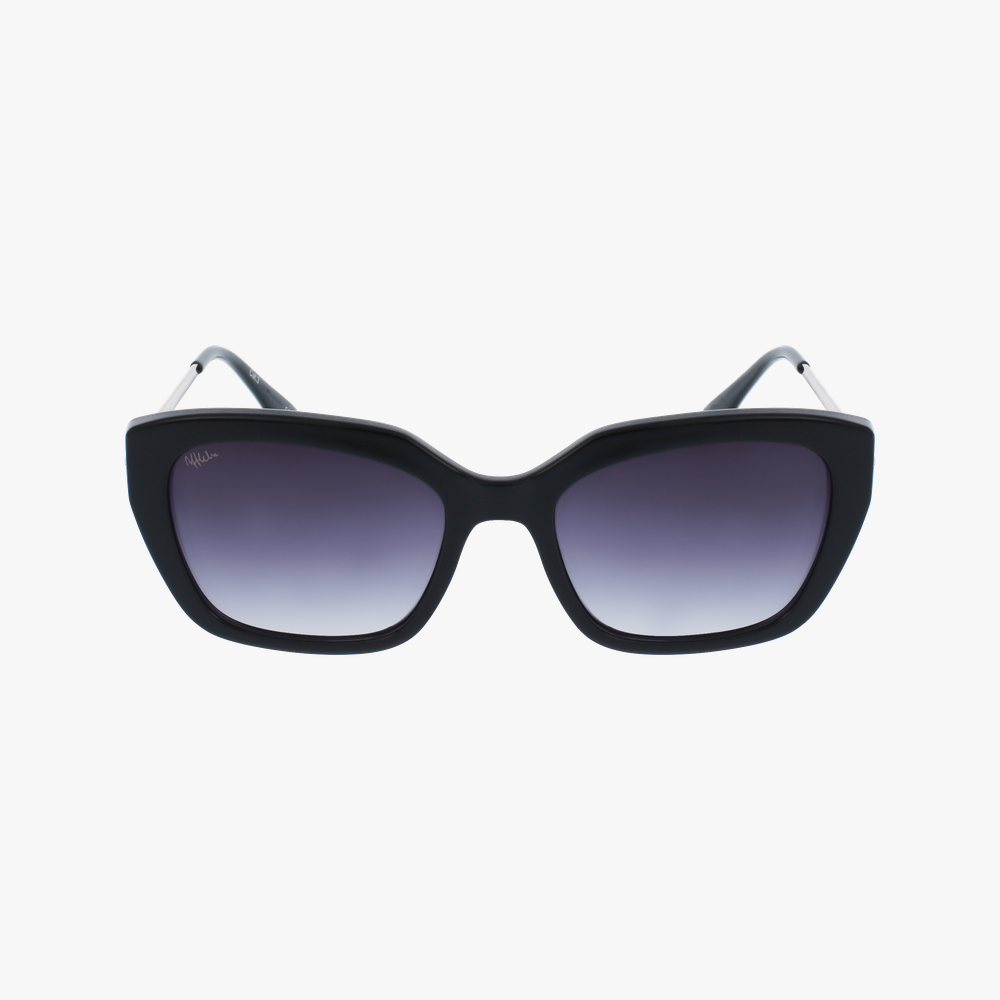 GAFAS DE SOL mujer MINA negro/dorado - vista de frente