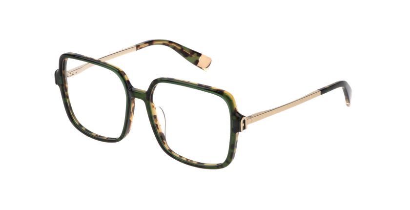 GAFAS GRADUADAS mujer VFU632 verde/marrón - vista de frente