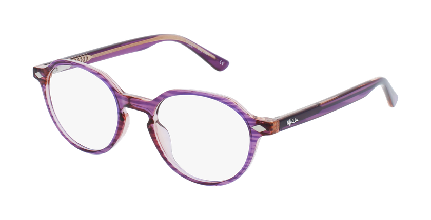 GAFAS GRADUADAS niños MAGIC JAMY morado/rosa - vista de frente